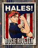 Hales Womens Rosie The Riveter Flannel