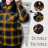 Hales Womens Double Trouble Flannel