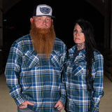 Hales Womens Anchors Aweigh Flannel